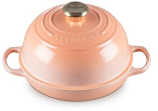 Le Creuset Signature Brotbackofen aus emailliertem Gusseisen, rund, 24,1 cm, pfirsichfarben