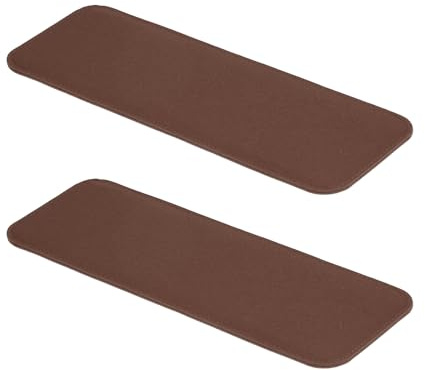 PATIKIL Feltro Base Sagomatore 14x5 2pz Borsa Fondo Sagomatore Imbottitura Borsetta Fodera Tavola Inserto Arco Angolo per Borse Tracolla Borsa Zaino Marrone