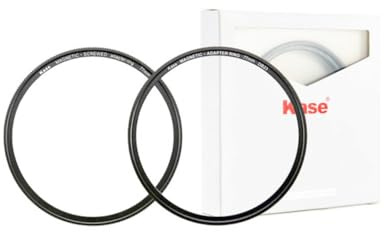 Kase Magnetisches Adapterring Set - 52mm Magnetischer Adapterring für Filter und 52mm Objektivadapterring, kompatibel mit Revolution Magnetfiltern und Skyeye Magnetfiltern