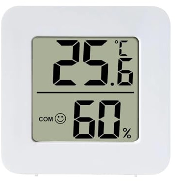 Mini Digital LCD Thermomètre Hygromètre, Thermomètre Et Hygromètre Numérique LCD, Portable Thermo, Indicateur Du Niveau De Confort Pour Maison, Bureau, Numérique, Intérieur Digital À Haute Précision