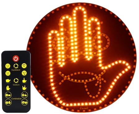 LED Geste Main Pour Voiture, Lampe De Rappel Pour Véhicules | Lumière De Geste Pour Véhicules | Pour Camion, Berline, SUV, VR, Voyageurs, Gestionnaires De Flotte, Déplacements Quotidiens, Voyage