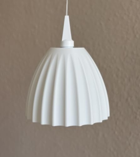 Alternativer Lampenschirm passend für Herrnhuter Weihnachtsstern A1 (13cm) – moderne 3D-gedruckte Kugelschirme, ganzjährig nutzbar, einfache Montage, Schirm Flower II