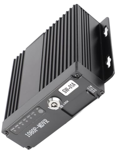 Halearo 4CH mini realtidsbil mobil DVR full HD-videoinspelare med fjärrkontroll för fordon