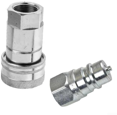 Hydraulik snabbkoppling set för AM102487 AM102420 kompatibel med 655 670 755 756 770 790 855 856 955 1023E traktorer och 1420 1435 1445 155 0 1565 framgräsklippare 2 stycken