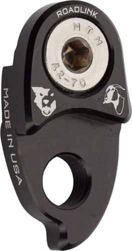 Wolf Tooth - Roadlink riposizionatore per Pattino del Cambio, per Bicicletta da Corsa, Taglia Unica, Colore: Nero