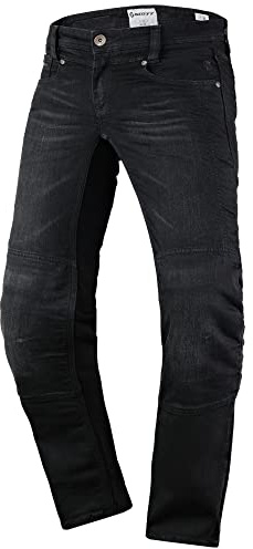 Scott Denim Stretch Damer Motorcykel Jeans, schwarz, 42