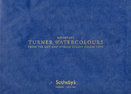 IMPORTANT TURNER WATERCOLOURS FROM THE GUY AND MYRIAM ULLENS COLLECTION.