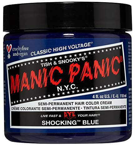Manic Panic High Voltage Classic Cream Formula Colour Hair Dye (Shocking Blue)