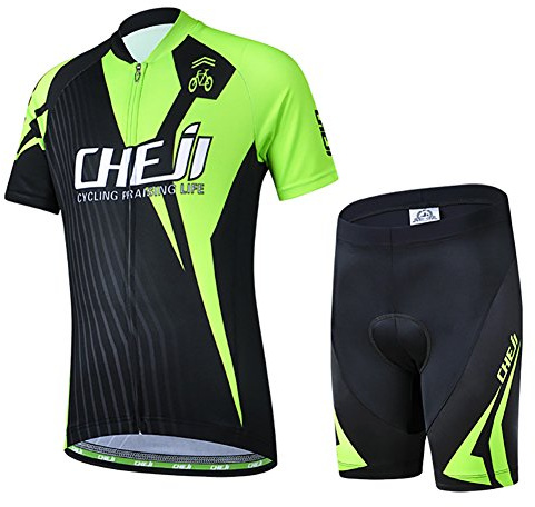 Free Fisher Unisex Bambino/ Bambina Sportiva Maglia e Pantaloncino Shorts Ciclismo Bicicletta