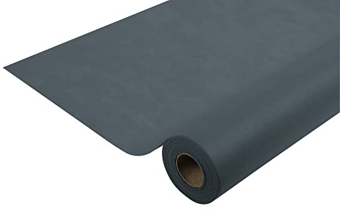 Pronappe Tischdecke R782533I Einweg-Tischdecke aus Spunbond-Vlies Länge 25m Breite 1,20m (pro Rolle) Farbe Anthrazit Reißfestes, wasserabweisendes und abwischbares Material