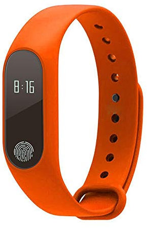 Ohhome - Braccialetto intelligente Bluetooth con contapassi, orologio da polso, con vibrazione e monitoraggio del battito cardiaco., 7#