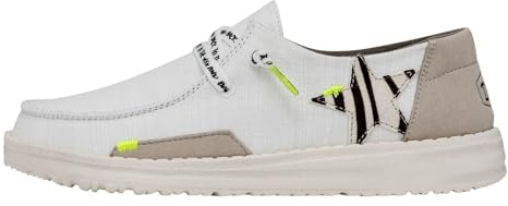 Hey Dude - Scarpe Bianche da Donna Wendy Fringe, Bianco, 40 EU