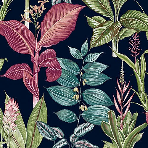 Next FANTASY RAINFOREST LEAVES Blau Vliestapete 10mx52cm | | Einfach anzubringen und zu Entfernen 1005 x 52
