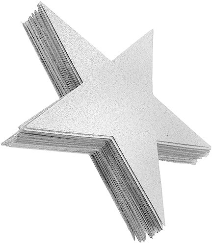 MAGICLULU 50 Blatt Glitzerstern-papierausschnitte Große Dekorative Papiersterne Für Partydekorationen Im Klassenzimmer