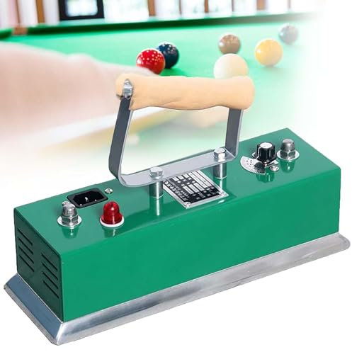 Cashwise Einstellbare Temperatur Snooker Pool Tischbürste, 300mm Billardtisch Tuch Bügeleisen, Thermostatische Pooltisch Tuch Bügeleisen, Schnell Bügeln Pool Tischdecke, für Billard Spiele Zimmer