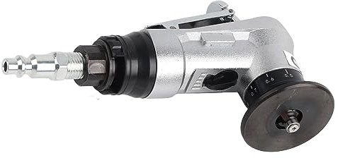 45° Arc Burr Trimming Machine, Pneumatic Chamfering Deburring Tool Hand-held Deburring Trimmer Air Beveling Tool Small Handheld Grinder with US Type Interface, KP-5702 Chamfering