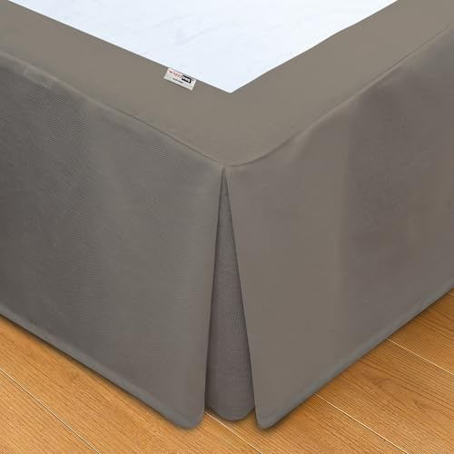 Wrappybag Betthusse Boxspringbett - Bettrock bodenlang 180x200 | Bettrock bodenlang auf allen 4 Seiten, 30 cm hoch - verdeckt den Stauraum unter dem Bett, Oeko-Tex, 40 Grad waschbar