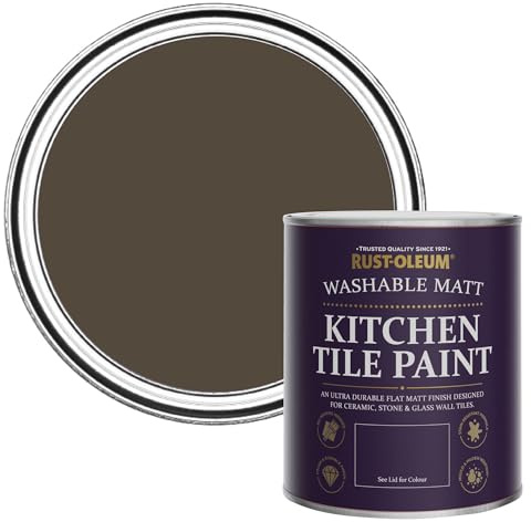 Rust-Oleum Water-Resistant Kitchen Tile Paint in Matt Finish - Lockwood 750ml