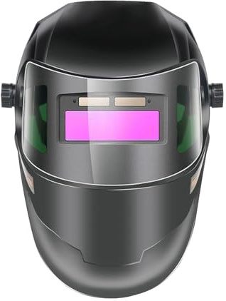 Tuxxjzm Welder Helmet Auto Darkening | Welding Face Protector | Soldering Protective Cover for Industrial Maintenance Workshop Automotive Repair Metal Fabricators Pipe Fitters