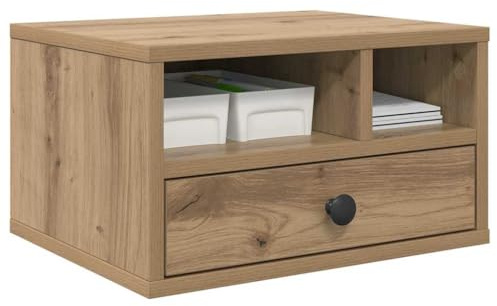 vidaXL Druckerständer Artisan-Eiche 40 x 32 x 24 cm Holzwerkstoff