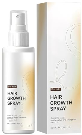Spray per la Crescita dei Capelli Prodotto Idratante per le Radici | Spray per Capelli da 100ml per Donne, Rinforzo Cuoio Capelluto, Contrasto a Secchezza, Perdita, Diradamento e Irritazione
