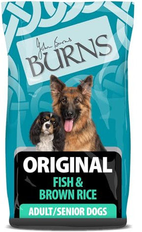 Burns Pet Nutrition Hypoallergenic Complete Dry Dog Food Adult and Senior Dog Original Fish and Brown Rice 2 kg