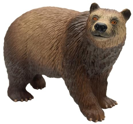Bullyland 69397 - Spielfigur Braunbär, ca. 11 cm große Tierfigur, detailgetreu, PVC-frei, ideal als kleines Geschenk für Kinder ab 3 Jahren