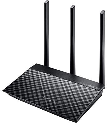 Asus Rt-ac53 Routeur Wi-fi Ac 750 Mbps Double Bande avec 3 Antennes Externes, 3 Ports et hernet Gigabit et Beamforming Airadar
