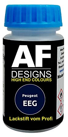 Stylo de retouche compatible avec Peugeot EEG Bleu Magnetic Nacre vernis à séchage rapide peinture pour retouches peinture automobile