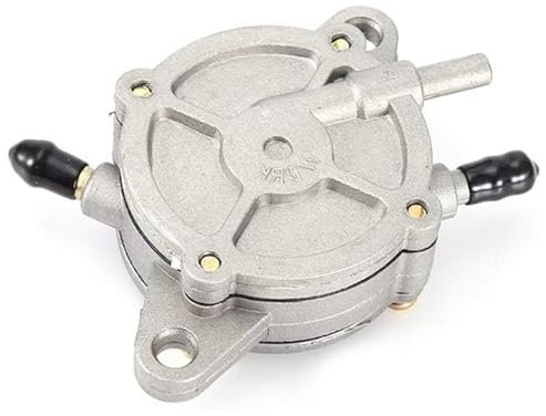 Vakuum Kraftstoffpumpe, 54mm Motorrad Roller Vakuum Kraftstoffpumpe Benzinpumpe Aluminiumlegierung Gaspumpe Kraftstoffpumpe Extender Pump Für Motorrad GY6 50cc–250cc ATV Go Kart Moped Roller Teile