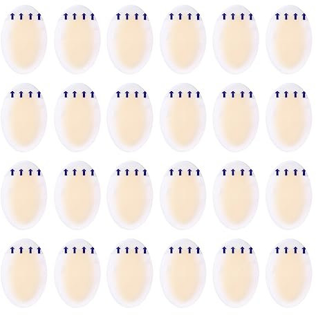 WeddHuis 24Pcs Apósitos Ampollas,Apósitos Para Ampollas, Gel Cuidado de Pies, Parches de Prevención de Ampollas, Parches de Ampollas, Prevención De Ampollas En Pies, Dedos y Talones