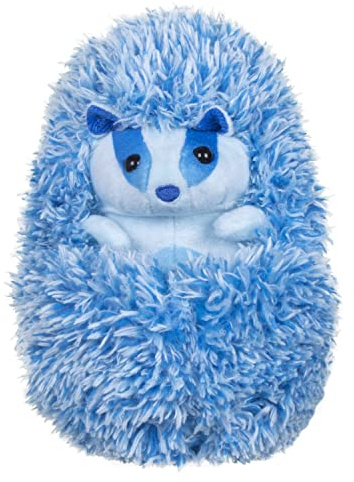 Curlimals 3710 - Blue der Dachs, interaktives Plüschtier mit 45 Geräuschen und Reaktionen, ca. 14 cm groß, flauschiges blaues Kuscheltier für Kinder ab 3 Jahren