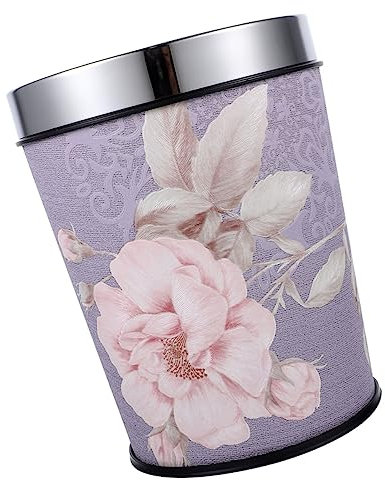 EXCEART Cubo De Basura Retro Vintage Para Baño Contenedor De Residuos Cubo De Basura Grande Para Sala De y Cocina