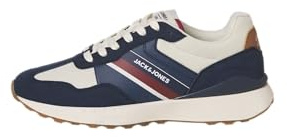 Jack & Jones Tenis Jfwboston Combo para Hombre, Malvavisco con Detalle Azul mayólica, 42 EU