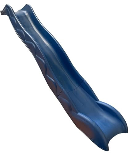 Anbaurutsche Wellenrutsche 2,63m für Podesthöhe: Podesthöhen: 110-130 cm BZW 1,1-1,3 m Petrol grünblau Kinderutsche zum Anbau