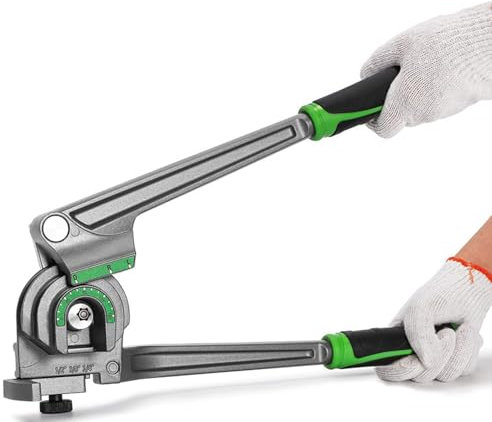 Tube Bender, 3 in 1 Tubing Bender, 1/4” 3/8” 1/2” HVAC Copper Aluminum Tubes Bending Tool for Copper, Brass, Aluminum and Thin Steel Pipes