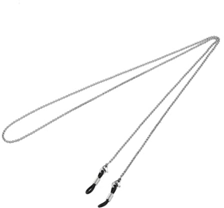 LIFKOME Catena Per Occhiali Da Sole Da Uomo in Acciaio Inossidabile Con Catena A Serpente - Design A Spirale