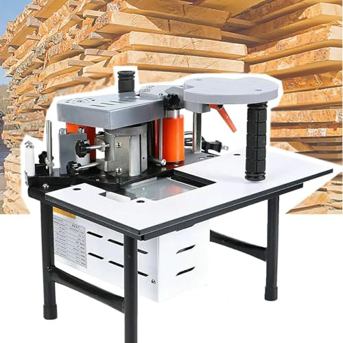 Dfdieratve Kantenanleimmaschine, Doppelklebe-Kantenanleimmaschine, Tragbare Kantenanleimmaschine, Kurvengerade Kantenanleimmaschine mit Geschwindigkeitsregelung 0-6 m/min
