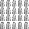 STOBAZA 20pcs Iron Axe Wedges Replacement Kit for Axe Handles Wedge Supplies for Secure Handle Fixing Ideal for Outdoor and Household Tool Maintenance