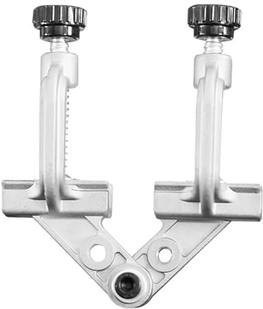 140 × 120 mm Winkelklemme mit 180° Winkelbereich, Kann Platten von 1 mm bis 40 mm klemmen, Winkelklemmen für Holzarbeite, für Aluminiumrohre, Eisenrohre, Edelstahl, Brennholz usw (Silber + Schwarz)