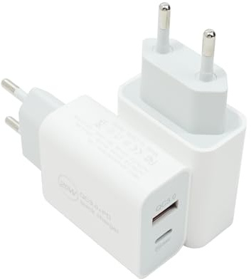 2 Pièces Chargeur USB C, 20W Chargeur USB C, Compatible avec iPhone 15 14 13 12 11 Pro Max SE XS XR 8 7 6S Plus Mini SE, Pad, Arpods, et Autres, Adaptateur Secteur Type C Double Port(Blanc)