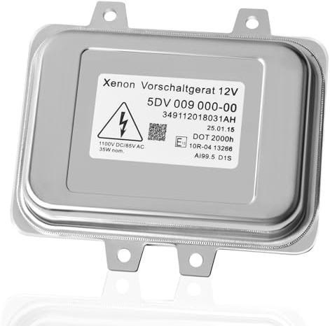 5DV00900000 Xenon Ballast HID Scheinwerfer Steuergerät Vorschaltsteuergerät Ersatz für E60 E61 E65 E66 E67 X6 Golf 6 Golf 5 Plus Sprinter CLK350 CLK55 CLK500 G500 63126937223 A0008211061 5M0907391