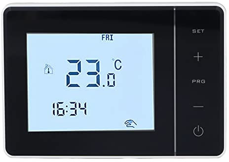 Digital Tactile Screen Programmer Thermostat for the Home Management System, Elegant and Modern Design, Energy Savings, for Smart Temperature Control and Energy Savings, Adequate Water Heating System