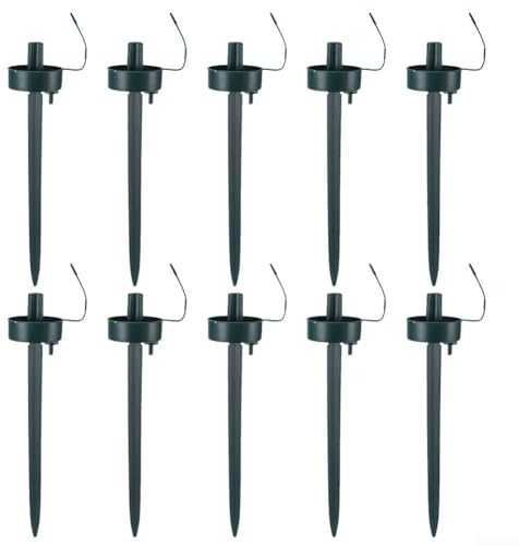Lot de 10 arroseurs automatiques d'irrigation goutte à goutte avec débit réglable, compatibles avec les bouteilles de 550 ml à 1,5 L pour système d'arrosage des plantes en pot d'intérieur et
