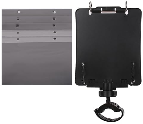 Lira per clarinetto con supporto per spartiti include leggio e 5 custodie aggiuntive, progettato per artisti della band Oboe Lyre