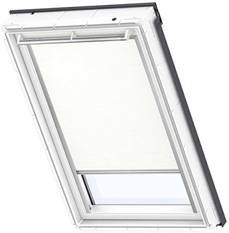 VELUX Original Dachfenster Verdunkelungsrollo für 206, Weiß, mit Grauer Führungsschiene