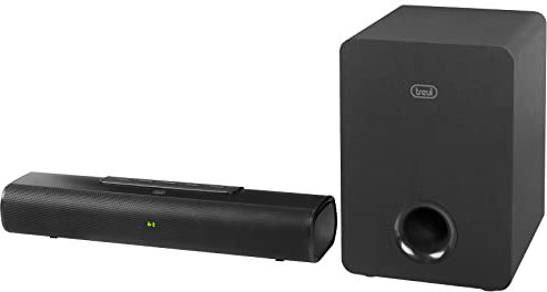 Trevi SB 8380 SW Soundbar 2.1 90W con Subwoofer Wireless, Bluetooth, USB, AUX-IN, HDMI ARC, Digitale Ottico