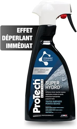 ProTech - Super Hydro - Effetto detergente - Protegge e facilita la Manutenzione del Veicolo - Tutte Le superfici verniciate secche per Auto - Spray da 500 ml