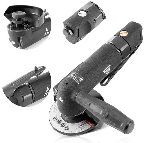 STAHLWERK Smerigliatrice angolare professionale ad aria compressa per dischi da taglio e smerigliatura da 100 mm per l'uso in officina e per il lavoro automobilistico - 7 anni di garanzia