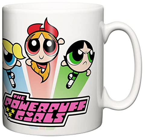 Image is Everything IIE, The Powerpuff Girls Classic American Animated Children's TV Show Buttercup Bubbles Blossom Mojo JoJo Tea Coffee 11oz Mug Gift